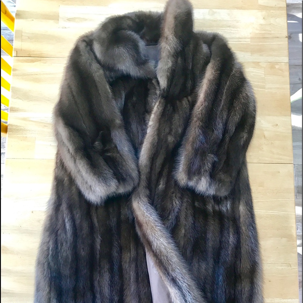 Full length female sable coat